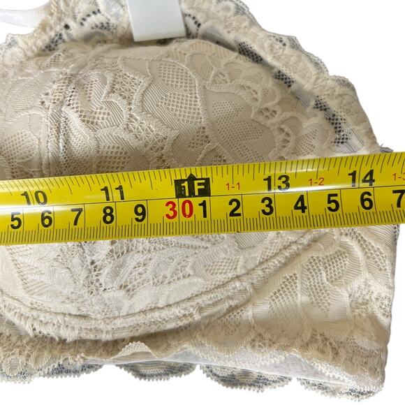 Aerie 36C Bra Lace NWT Floral Bralette Adjustable - Picture 3 of 5